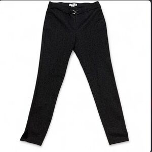 Retrology Gray Ankle Dress Pants Size M Women Career Slit Hem Career Work 30x37